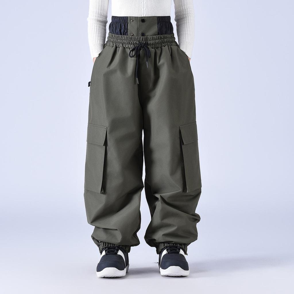 Unisex Ski & Snowboard Pants: Windproof, Waterproof, Warm, Loose Fit for Winter Outdoor Activities.