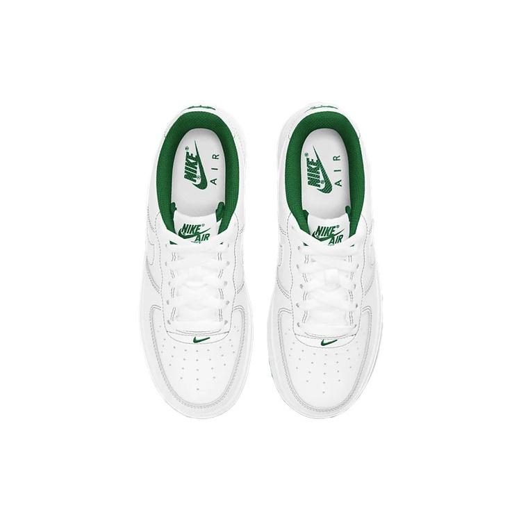 (GS) Nike Air Force 1 '07 Low 'Contrast Stitch - White Pine Green' Kids' CW1575-103