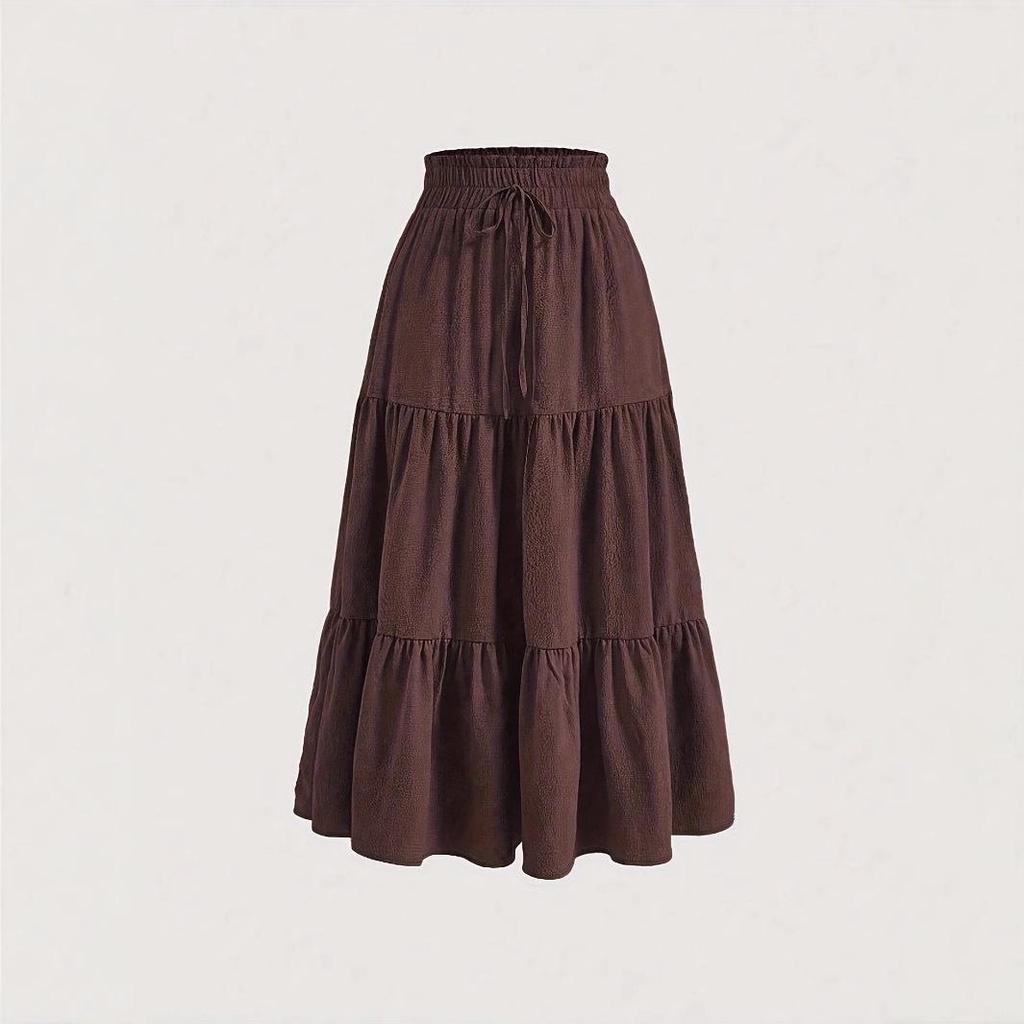 European & American Style Pleated Half Skirt