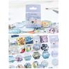 46pcs Art Gallery Stickers Set Mini Painting Drawing Sticker Adhesive Diary Letter Gift Seal A6422