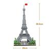 3585pcs World Architecture Model Building Blocks Paris Eiffel Tower Diamond Micro Construction Bricks DIY Toys for Children Gift