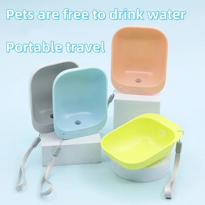 Tragbare Haustierwasserflaschen Fütterung Trinken Outdoor Silikon Haustierwasser Walking Wasserflasche Haustiertränke Walking Becher Zubehör