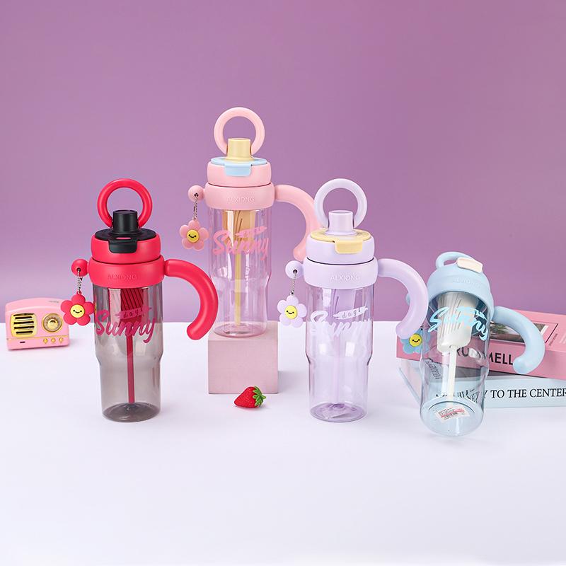 2-Way Drinking Ring Handle Ice Tumbler Leakproof Insulated Cup For Home Outdoor Travel
