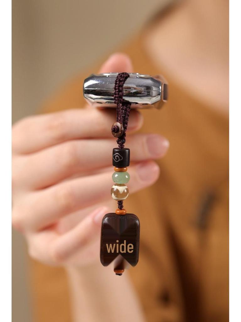 Rosewood Multi-Treasure Sandalwood & Thuja Bead Car Pendant Bracelet - Creative Buddhist Handicraft Gift