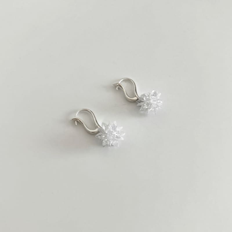 Favorite Noun Crystal Earring_White