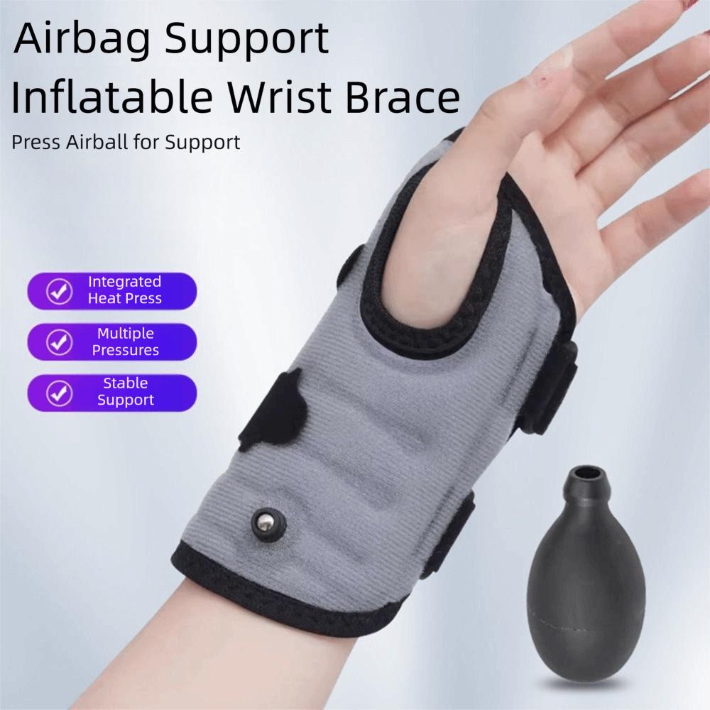 Adjustable Wrist Brace Thumb Hole Wrist Splint Inflatable Wrist Support Sports Fitness