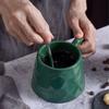 Japanese Retro Style Ceramic Water Cup With Handle Creative Personality Coffee Cup High Quality Green Tea Matcha Tea Mug