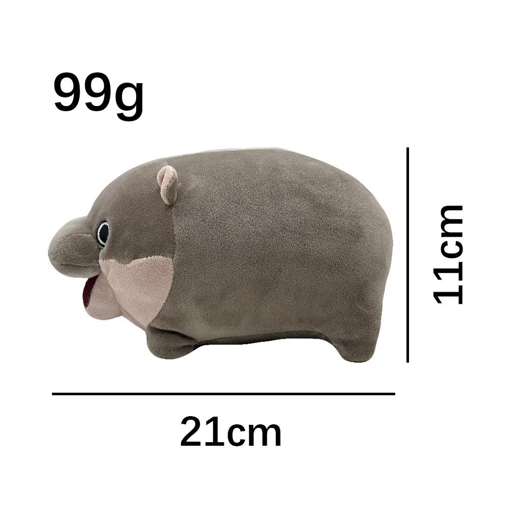 

Плюшевая прыгающая свинка Му Дэн, карликовый гиппопотам, плюшевая игрушка as shown in the picture.