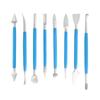 8pcs/Lot 16 Cake Decorating Patterns Fondant Flower Sugar Craft Modelling Tools Clay Fondant Cake Decorating Tool