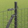 Welded Wire Fence with Concrete Foundation 25 x 1 m (W x H)