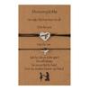 Adjustable Handmade Titanium Steel Heart Bracelets for Couples