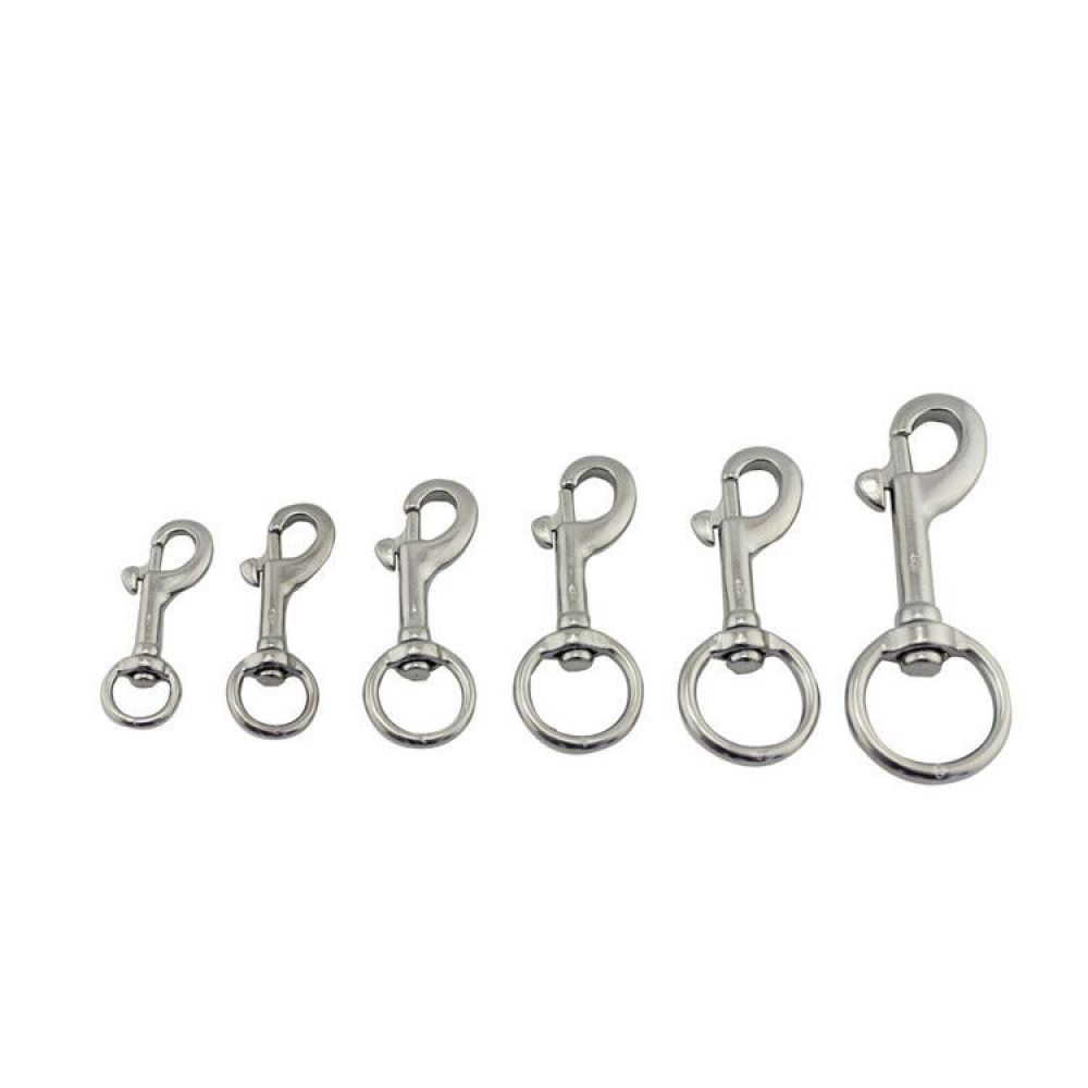 Stainless Steel 316 Circular Single Hook Spring Hook Universal Hook Dog Buckle