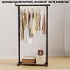 Bedroom Clothes Drying Rack Household Living Room Clothes Storage Rack Wear-Resistant Single Bar Clothes Rack