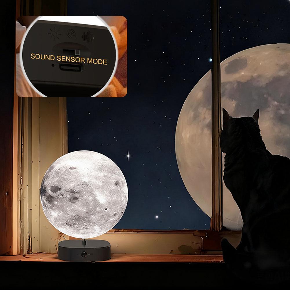LED Night Light 3D Print Moon Lamp Rechargeable Color Change 3D Light Touch Moon Lamp Children's Lights Night Lamps Dropshipping