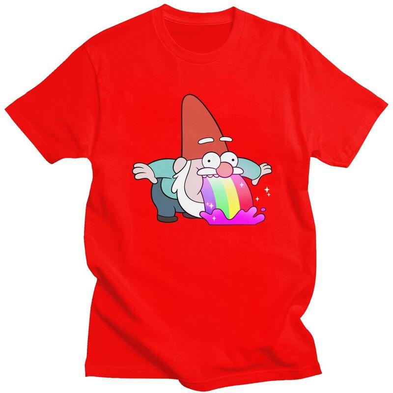 

Custom Men s Rainbow Gravity Falls Manga T Shirt Short Sleeve Cotton Tshirt Fashion T-shirt Casual Tee Slim Fit Apparel S