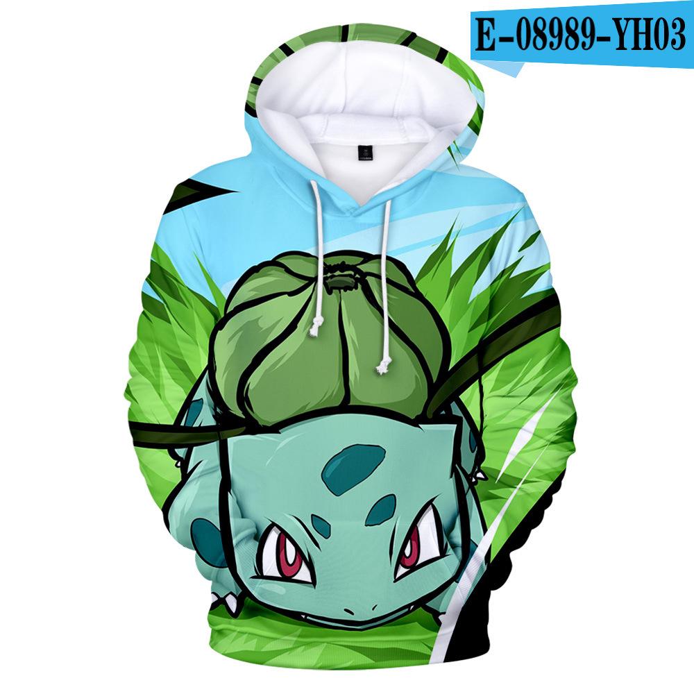 Pokémon Pikachu Kapuzenpullover für Kinder, Freizeitkleidung, bestes Geschenk, Herbstmode, neu, 2024