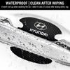 4PCS Car Door Handle Protection Sticker Emblem Car Decoration Styling For Hyundai I30 Tucson Veloster Kona I10 I35 Elantra Santa Fe Gadget