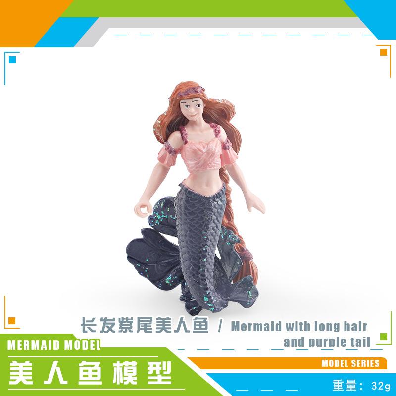 Simulation Mythology And Legend Mermaid Model Mermaid Ocean Scene Children'S Cognition Static Ornament