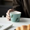 Japanese Style Ceramic Teacup Creative Handmade Household Personal Cup Simple Teacup Office Kung Fu Master Cup Teaset New