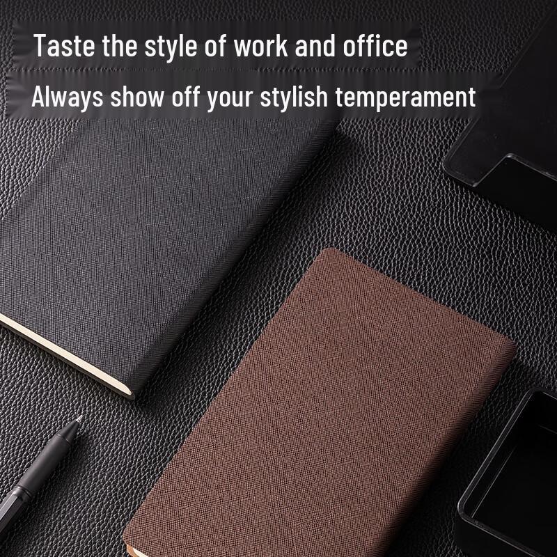 Deli BP127 48K Leatherette Business Notebook