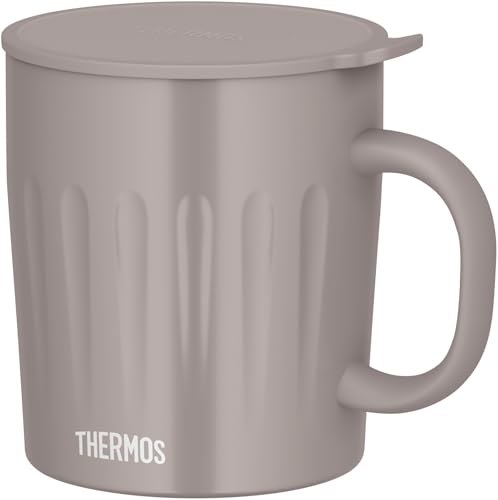 

Thermos Vacuum Insulated Mug, 550ml, Greige, Embossed, Large Capacity, Dishwasher Safe, Perfect for Soup (JTA-550 GG)
