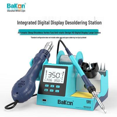 Bakon BK602S 90W Lötstation mit verstellbarer Temperatur und Heißluftgebläse