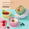 Silicone Snail Baby Bowl: Stainless Steel Suction Cup Bowl for Toddlers - Anti-Fall Training Bowl