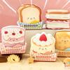 Creative Cartoon Cake Notepad Cartoon Toast Squishy Notebook  Notepad Student Supplies