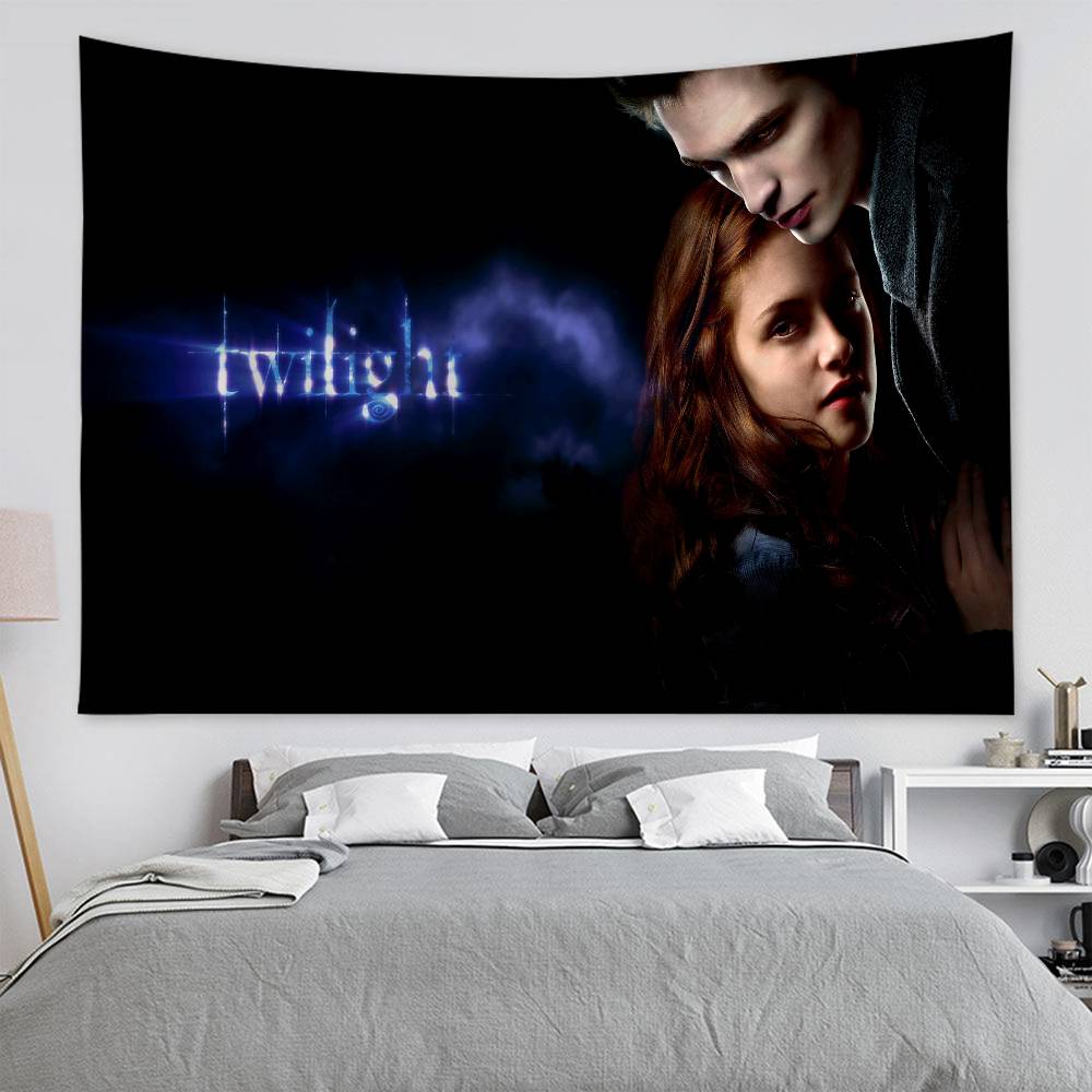 Movie Twilight Printed Large Wall Tapestry Art Science Fiction Room Home Decor Decor Blanket