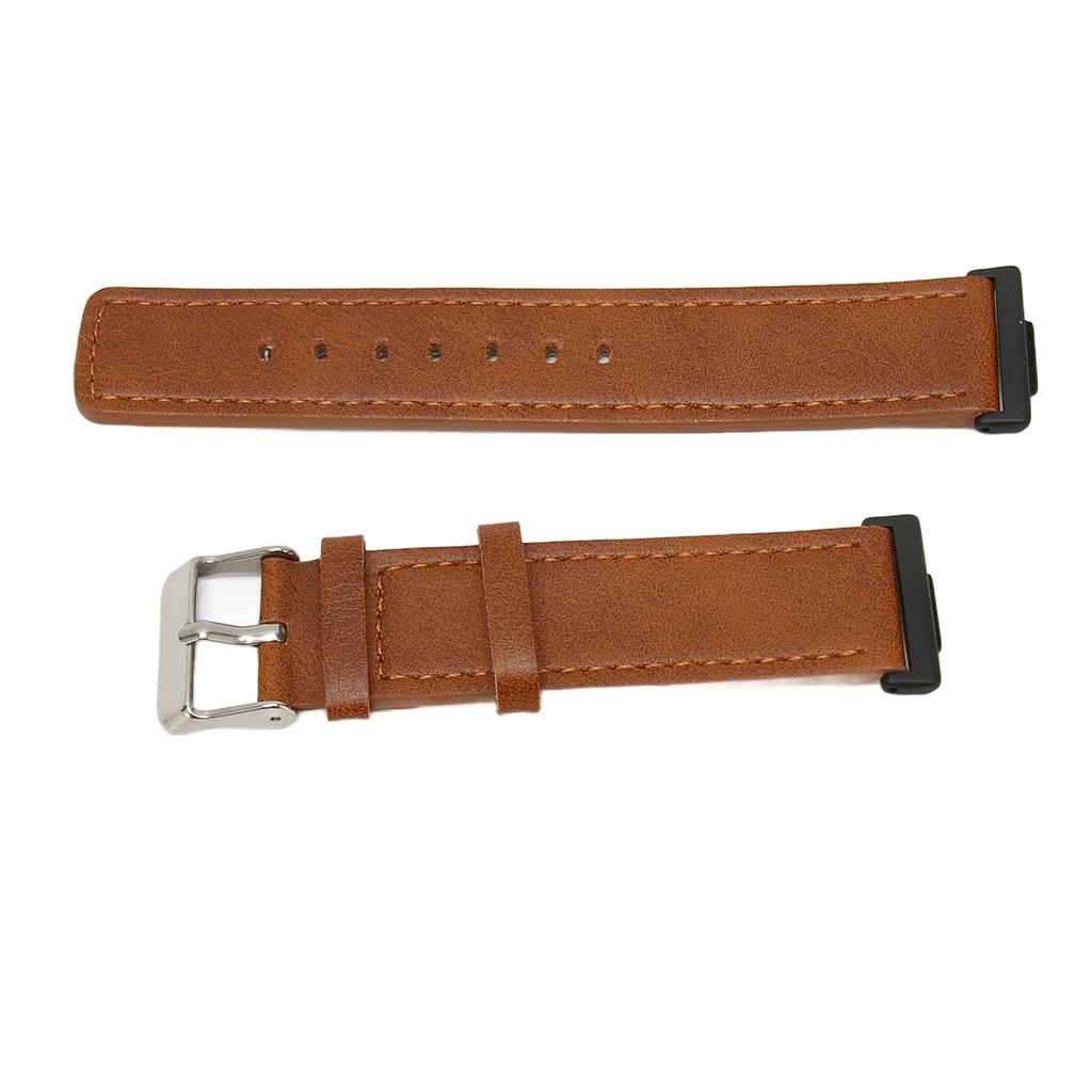 Leather Smartwatch Strap Comfortable Replacement Smartwatch Band Wristband for Watch FIT 2