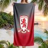 Middlesbrough FC potisk Rychleschnoucí plážová osuška Mikrovlákno Absorpční Přenosná cestovní osuška na plavání