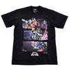 [EVERSOUL] Mobile Suit Gundam T-Shirt Short Sleeve RX-78-4 Amuro Char Zaku Guncannon Guntank Anime Character Goods Z'Gok Zeong Men's Black L Size [Par