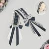 Y2K Sweet Style Wide Headband Cosplay Anime Girl Lolita Outfit With Lace Bow Hair Accessory