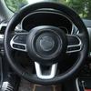 ABS Car Steering Wheel Trim Cover for Jeep Renegade 2015-2022 for Jeep Compass 2017-2020 Interior Sticker Accessories