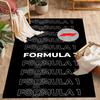 Kräftiges weißes Logo Design Fußmatte Geeignet für Außenbereiche Eingangsbereiche Esszimmer Spielzimmer Rutschfester Teppich Büros dekorieren Perfektes Geschenk für Frauen/Männer