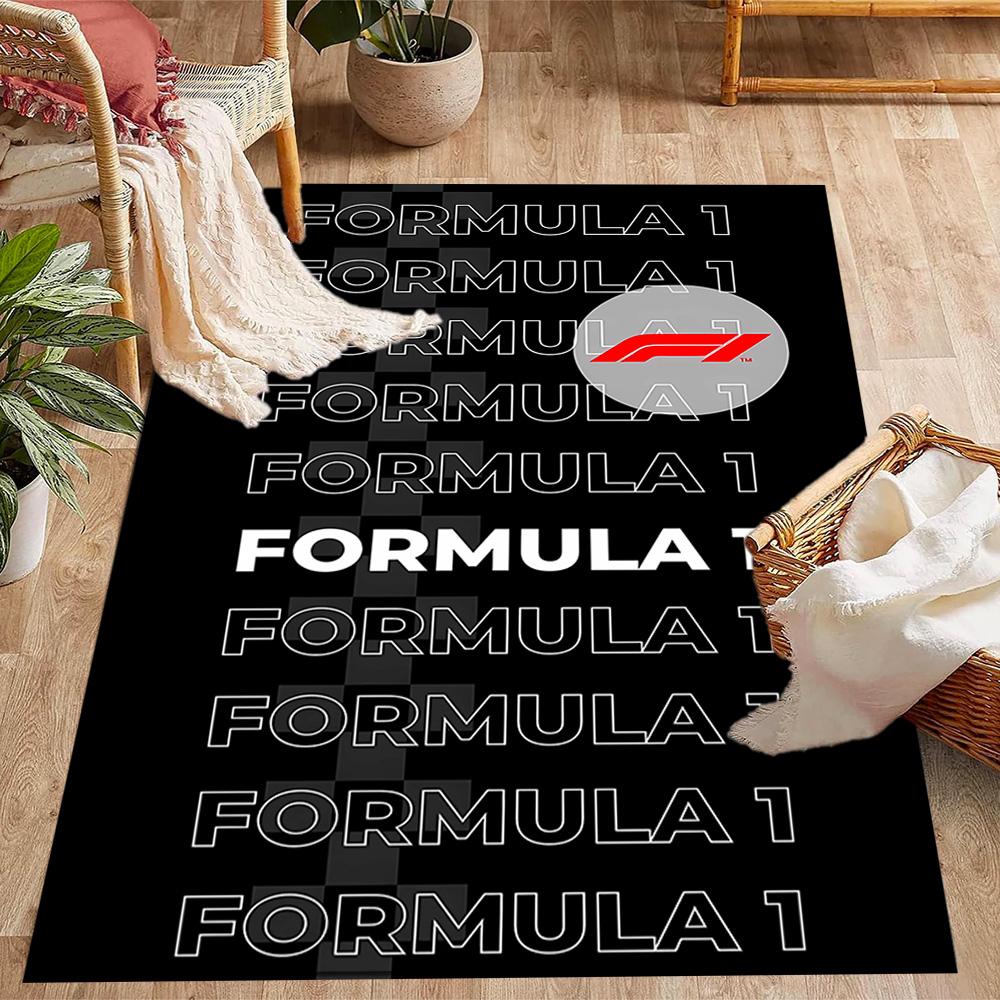 Kräftiges weißes Logo Design Fußmatte Geeignet für Außenbereiche Eingangsbereiche Esszimmer Spielzimmer Rutschfester Teppich Büros dekorieren Perfektes Geschenk für Frauen/Männer