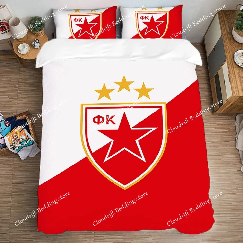 Red Stars of Belgrade Quilt Cover Multiple Sizes Bedding Pillowcase 220x240 Duvets Comforter Sets Duvet Cover 260x240