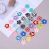 PVC Soft Rubber Hair Clips: DIY Cartoon Flower Series - Cherry Blossom & Camellia