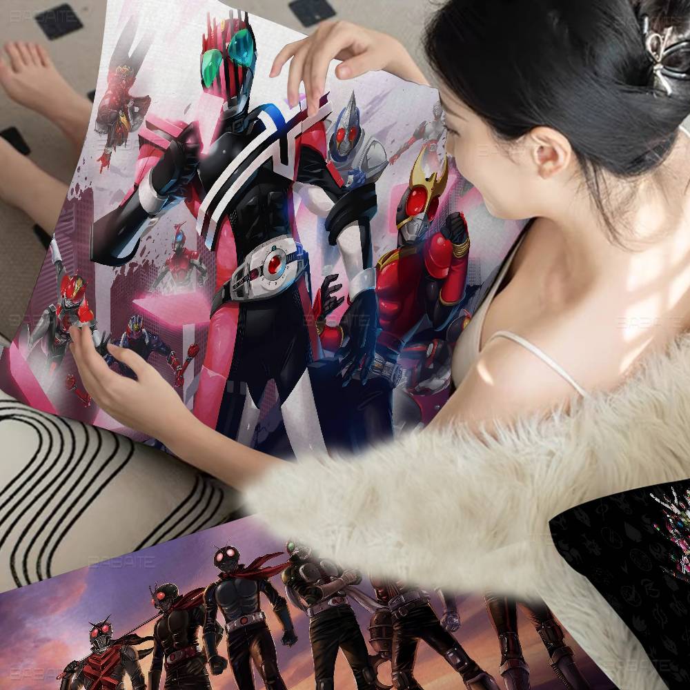 Kamen Rider Series Pillow Cover For Bedroom Room And Living Room Sofa Decorative Cushion Cover