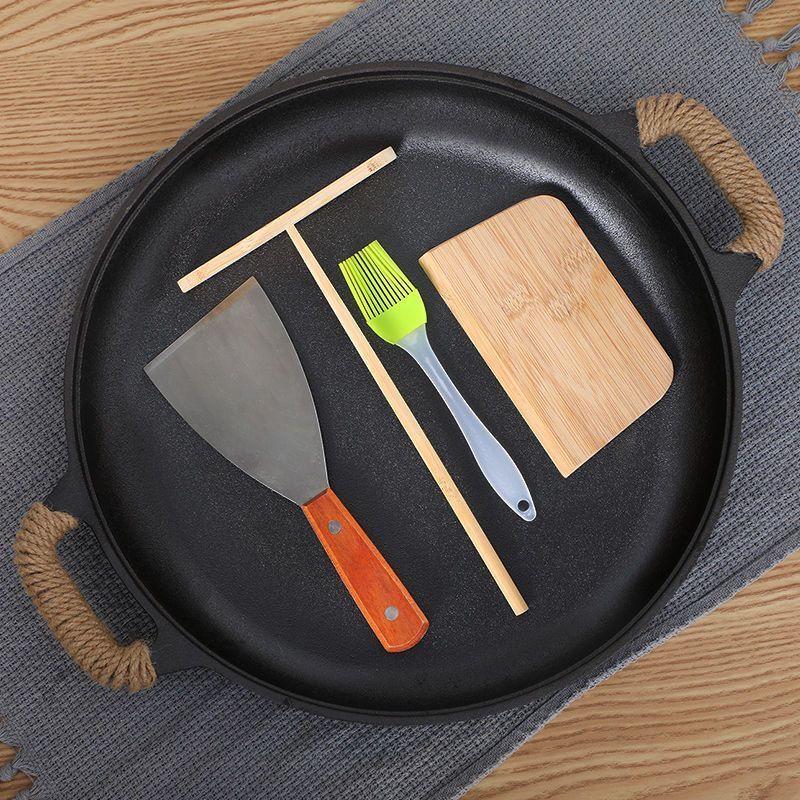 Wutuo Thickened Cast Iron Flatbread Pan