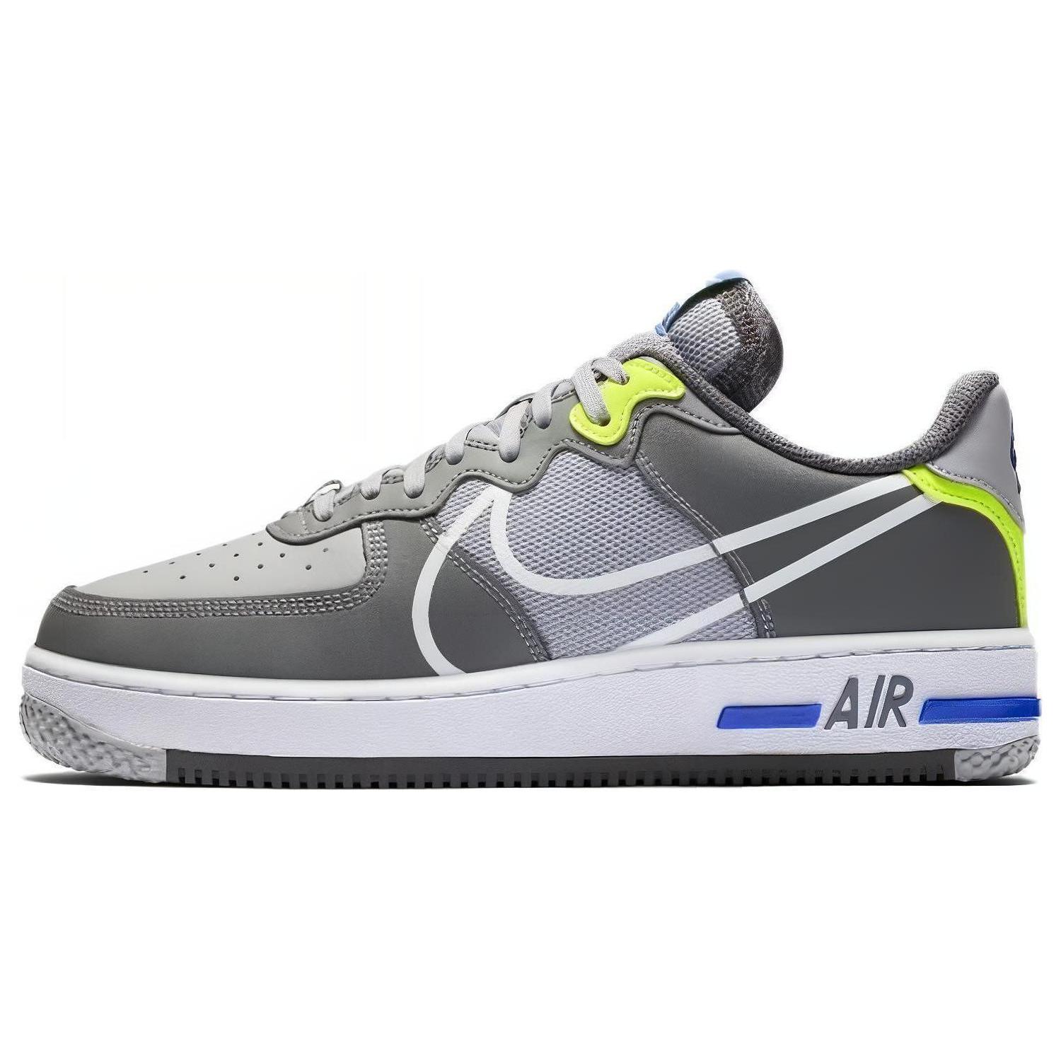 

Новые мужские Nike Air Force 1 React Волчий серый CD4366-002 35.5