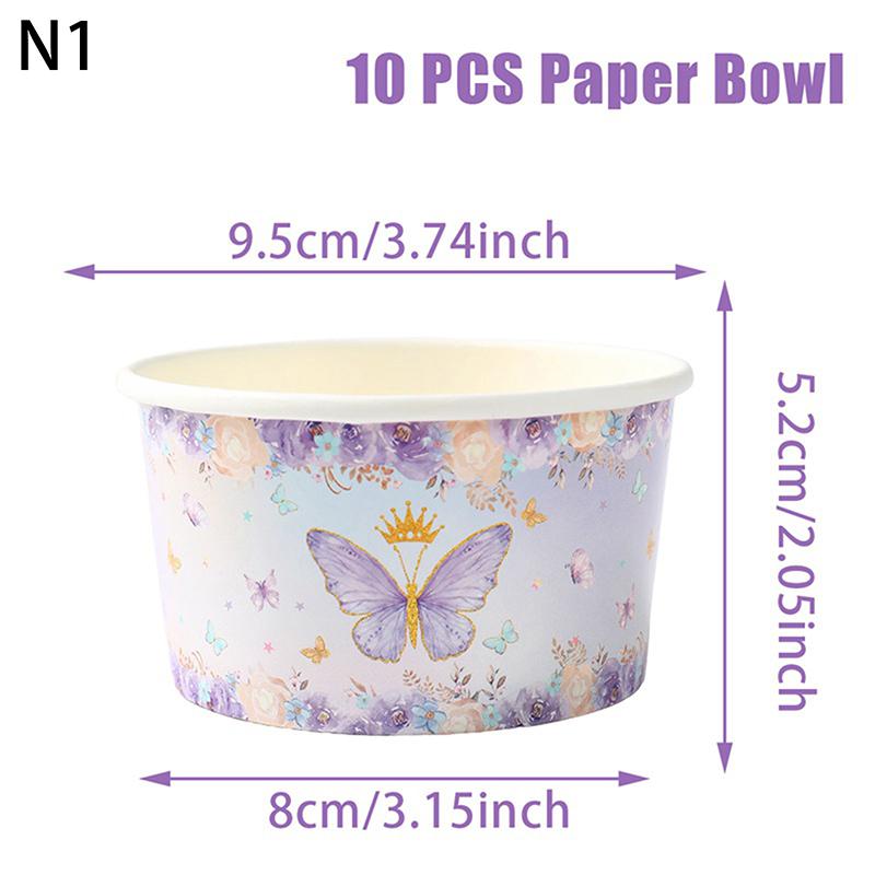 

10 шт. 8 унций бумажные миски для мороженого с принтом клубники и авокадо, декор для вечеринки по случаю дня рождения, детская посуда, десертная чашка, принадлежности для вечеринки по случаю детского душа