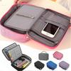 (Black) Portable Storage Porous Stationery Box Large Capacity Pencil Case For Student/office
