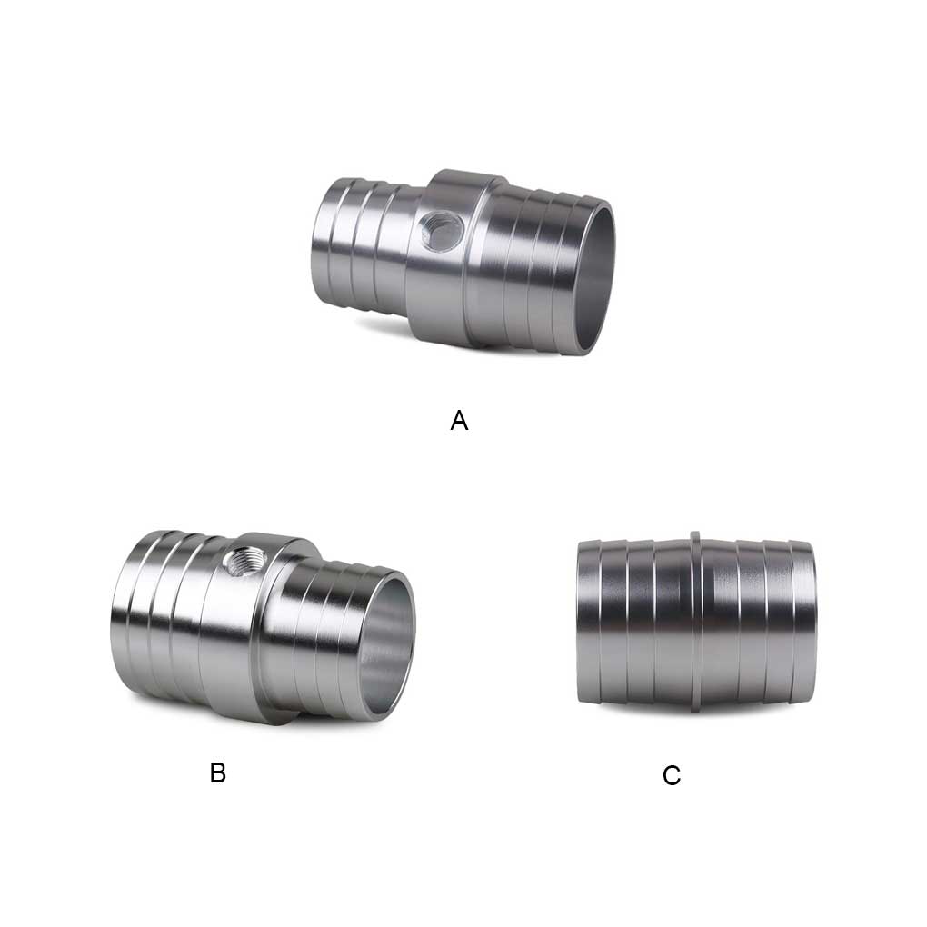 Car Radiator Hose Barb Coupler Aluminium Alloy Universal Vehicle Truck Auto Automobile Tube Joint Replaceable Spare Part