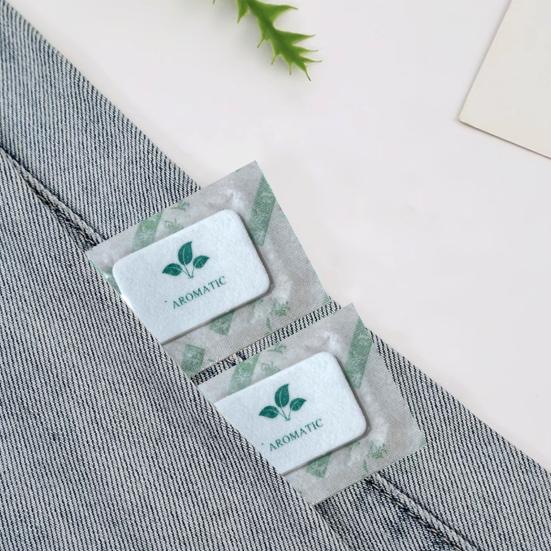 100Pcs Moisture-proof Fragrance Tablets Long Lasting Plants Fruit Flavors Wardrobe Closet Clothes Shoes Removal Moisture Absorption Scented Tablets