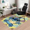 Stitch Printed Carpet, for Office Chair Living Room Bedroom Kitchen Room Decor Gifts.