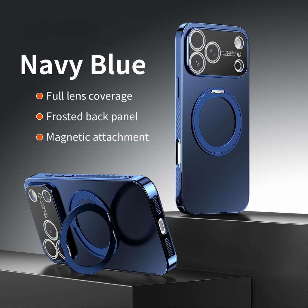 360 Rotating Magnetic Phone Case For iPhone 17 Pro Max 16 Plus 15 14 13 12 11 Shockproof Kickstand Slim Fit For Magsafe Cover