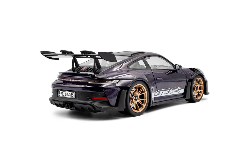 SOLIDO Porsche 911 GT3 RS Weissach Package 2024 Finished Model S1812103 1/18 (992) (Purple)