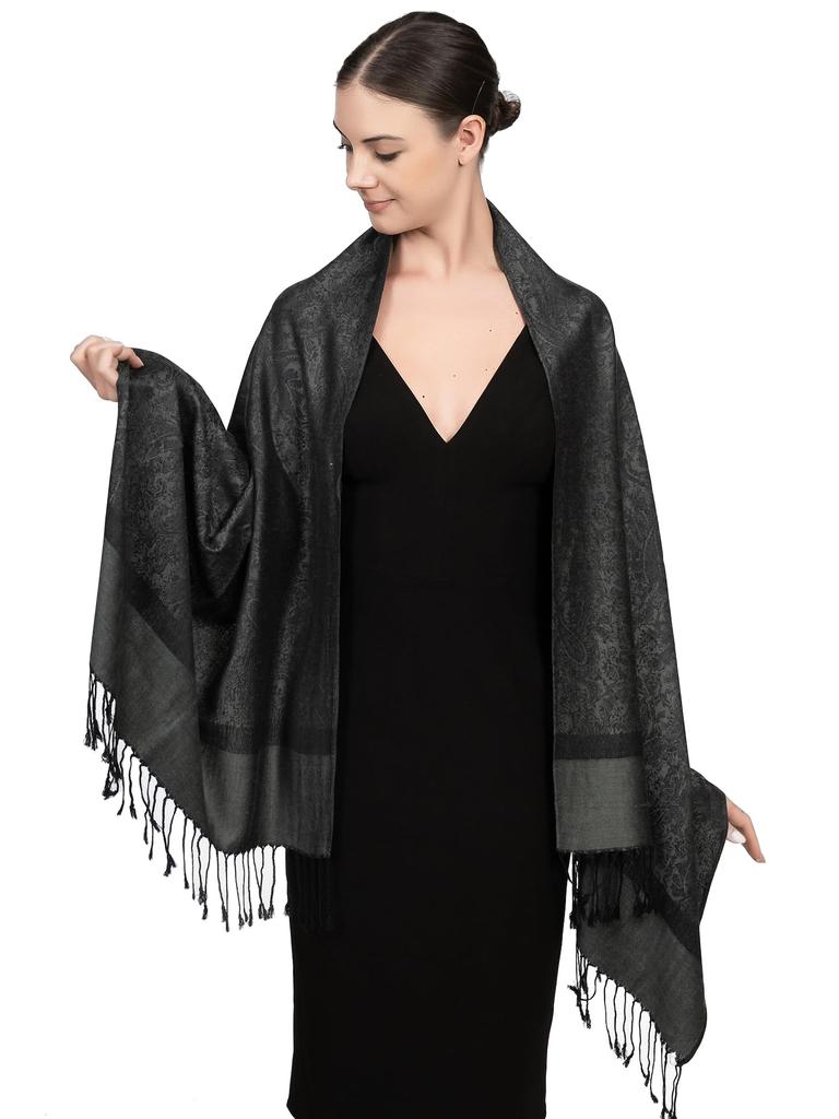 New Fashion Jacquard Women's Scarf Winter Long Soft Shawl Women's Printed Pattern Headband Comfortable and Warm