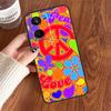Hippy Hippie Psychedelic Art Peace For Realme 15 Pro GT7 GT6 10 11 12 13 14 Pro Plus C75 C71 C65 C63 C61 C53 C67 C35 C55 Case